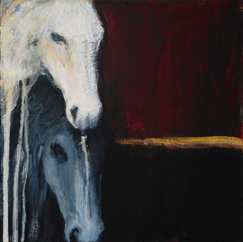 two horses